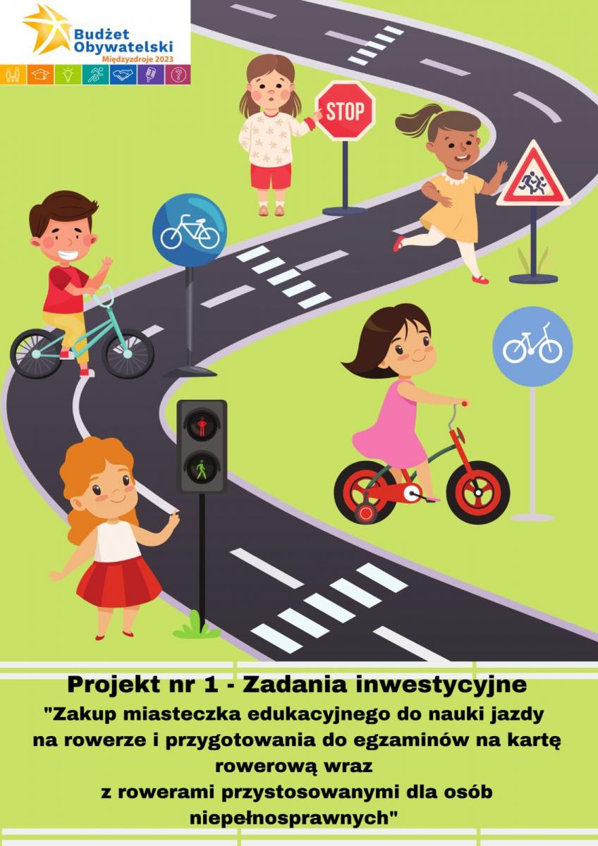 Inwestycyjny nr 1 - Zakup miasteczka edukacyjnego do nauki jazdy na rowerze